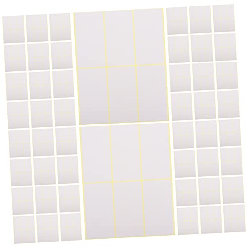 DOITOOL 180 Stück Leeres handgeschriebenes Etikett Vinyl Rosa Küchenetiketten Aufkleber ästhetisch farbig Name Klassifizierungsaufkleber leere klebeetiketten Kupferplattenaufkleber Weiß von DOITOOL