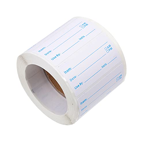 DOITOOL 1Rolle Beschreibbare Drehbare Lebensmitteletiketten Selbstklebende Aufkleber Für Lebensmittel Praktische Für Zuhause Und Einfach von DOITOOL
