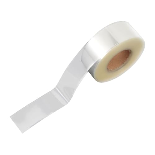 DOITOOL 1Rolle Transparente Etikettenschutzfolien Selbstklebend Kratzfest Für Barcode Buchrücken Und Flache Oberflächen Für Bibliotheken von DOITOOL