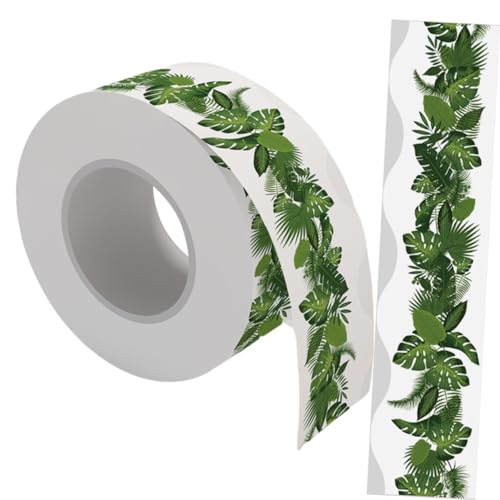 DOITOOL 1Rolle Tropische Randaufkleber Für Schuldekoration Lang Breit Randverkleidung Für Bulletin Boards Selbstklebend von DOITOOL