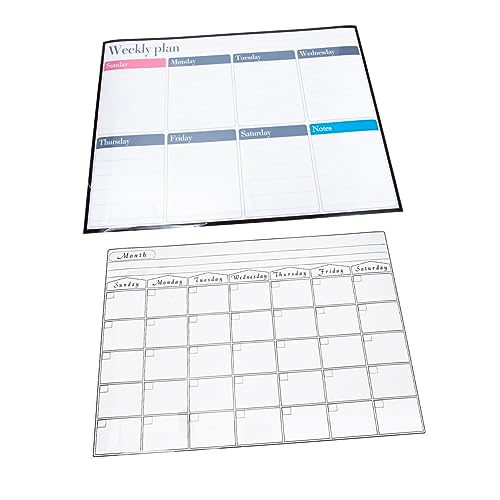 DOITOOL 1Satz Magnetisches Whiteboard Abwischbarer Wochen und Monatsplaner für Kühlschrank Wiederverwendbare Magnettafel für Aufgaben und Erinnerungen Platzsparend DOITOOL 1Satz Magnetisches Whiteboard Abwischbarer Wochen und Monatsplaner für Kühlschrank Wiederverwendbare Magnettafel für Aufgaben und Erinnerungen Platzsparend von DOITOOL