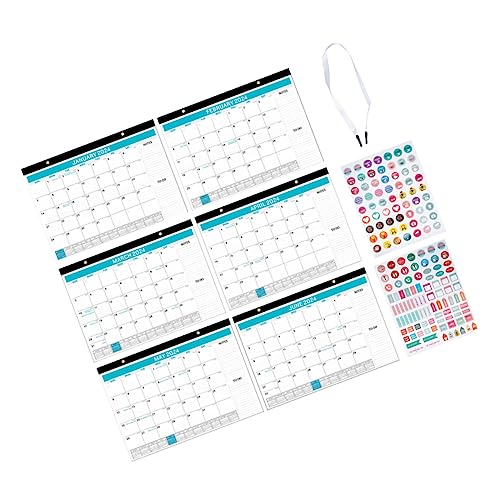 DOITOOL 1Satz Stabiler Wandkalender Monatsplaner Für Haushaltsnutzung Mit Countdown Funktion Für Termine To Do Listen Jahr Laufzeit Jan Dez von DOITOOL