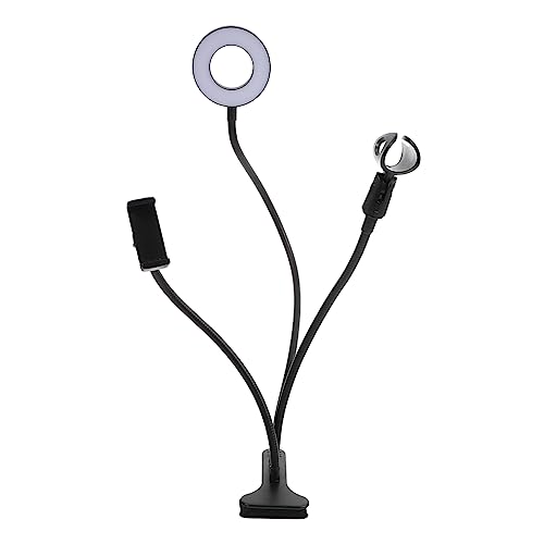 DOITOOL 1Satz Vielseitige USB LED Lampe mit Smartphone Halterung Helligkeitsmodi Einstellbare Höhe für Live Streaming Outdoor Aktivitäten Tragbar Langlebig Schwarz DOITOOL 1Satz Vielseitige USB LED Lampe mit Smartphone Halterung Helligkeitsmodi Einstellbare Höhe für Live Streaming Outdoor Aktivitäten Tragbar Langlebig Schwarz von DOITOOL