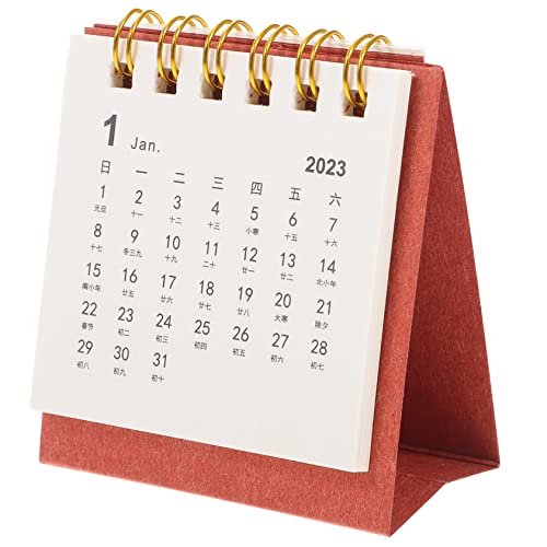 DOITOOL 1Stück Mini Tischkalender Kreativer Desktop Kalender Faltbare Basis für Einfachen Transport für Büro und Zuhause Perfektes für Freunde und Familie DOITOOL 1Stück Mini Tischkalender Kreativer Desktop Kalender Faltbare Basis für Einfachen Transport für Büro und Zuhause Perfektes für Freunde und Familie von DOITOOL