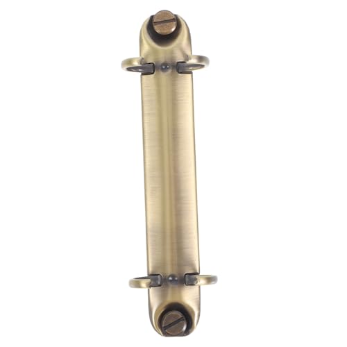 DOITOOL 2 Binderingschnalle Metallring Buchbindering Binderücken-Bindemechanismus Buchbindungsring Buchclips Heftklammer Kammbindungsstacheln Ordner-Organizer Zinklegierung Golden von DOITOOL