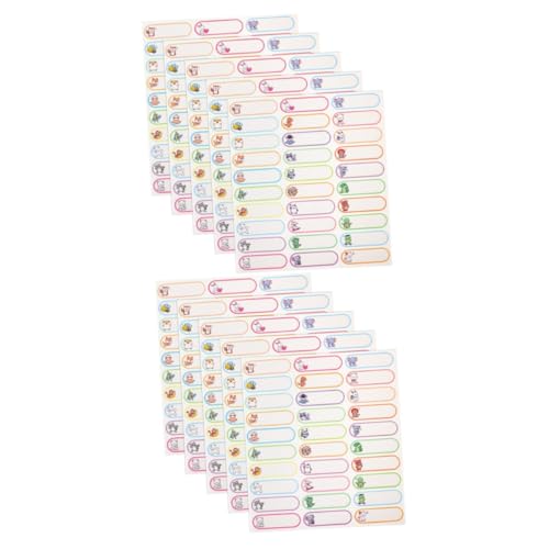 DOITOOL 2 Sätze Namensaufkleber Schule Hochzeit Schild Vinyl Namensetiketten Klebetiketten Bekleidungsetiketten Für Unisex Etiketten Für Kindertagesstätten Pvc Selbstklebend 5 Blätter * 2 DOITOOL 2 Sätze Namensaufkleber Schule Hochzeit Schild Vinyl Namensetiketten Klebetiketten Bekleidungsetiketten Für Unisex Etiketten Für Kindertagesstätten Pvc Selbstklebend 5 Blätter * 2 von DOITOOL