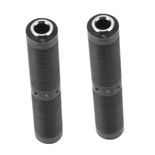 DOITOOL 2 Stück Audio-Adapter Audio-Klinkenstecker Jack -Adapter -Audio Audio-Mikrofon-Adapter Steckeradapter für Audiokabel MIC Audio SECKKET Audioanschluss Metall Black von DOITOOL