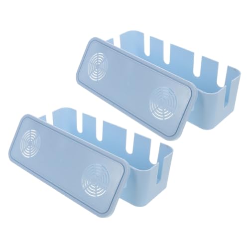 DOITOOL 2 Stück Kabelaufbewahrungsbox Kabel Organizer Schreibtisch Kabel Organizer Kabel Aufbewahrungsbehälter Schreibtisch Kabelversteck Kabel Aufbewahrungs Organizer Kabel von DOITOOL