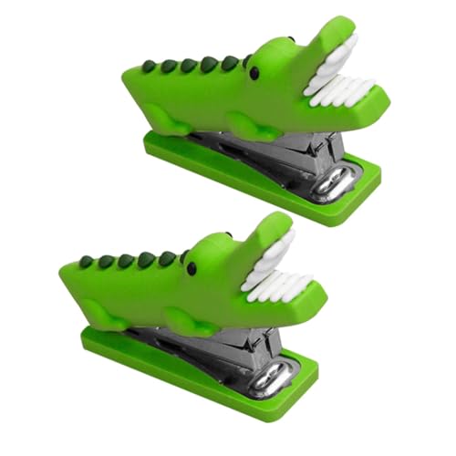 DOITOOL 2 Stück Mini Hefter werkzeug lustiger Hefter Bürowefter Hefter klein Hefter süß Broschürenhefter wiederverwendbarer Papierhefter Rostfreier Stahl Green DOITOOL 2 Stück Mini Hefter werkzeug lustiger Hefter Bürowefter Hefter klein Hefter süß Broschürenhefter wiederverwendbarer Papierhefter Rostfreier Stahl Green von DOITOOL