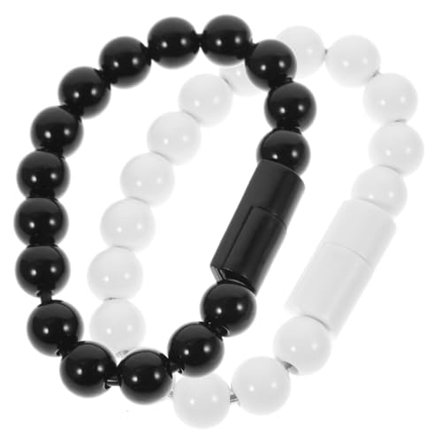 DOITOOL 2 Stück Perlenarmband Ladegerät C Handgelenkarmband Kabel Doppelstecker Ladehub Tragbares Ladegerät Ladekabel Armband C Ladegerät C Ladekabel Mehrfachkabel von DOITOOL