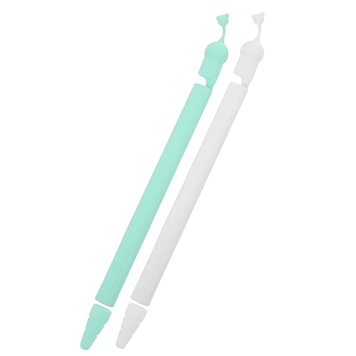 DOITOOL 2 Stück Silikon Stifteetui Bleistifte Tablet Transparenter Marker Stylus Griff Stifte Displayschutzfolie Spitze Bleistift USB Kratzfeste Bleistiftabdeckungen Ladegerät DOITOOL 2 Stück Silikon Stifteetui Bleistifte Tablet Transparenter Marker Stylus Griff Stifte Displayschutzfolie Spitze Bleistift USB Kratzfeste Bleistiftabdeckungen Ladegerät von DOITOOL