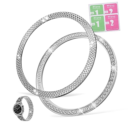 DOITOOL 2 Stück Uhrenring shöne bescherung uhrenzubehã¶r Uhr Personalisierung Uhr Verschönerung Uhrenzubehör stilvolle Uhrenlünette Männer Lünettenring Smartwatch-Lünette Legierung von DOITOOL