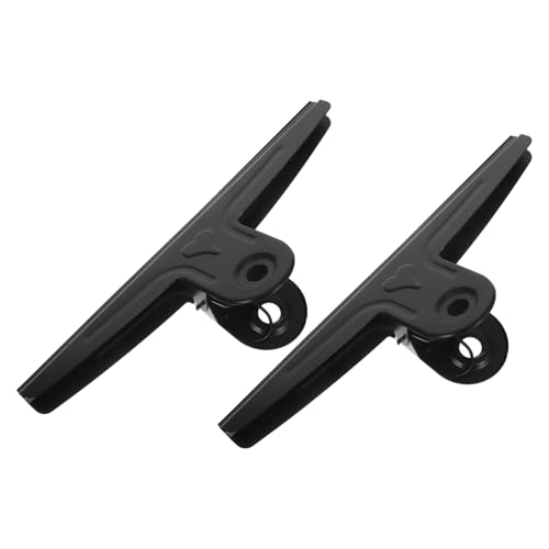 DOITOOL 2 Stück Zeichenbrett-clip Klemmbrett-hardware Ordnerklammern Extra Groß Jumbo-ordner-clips Klemmbretthalter Papierklammern Groß Clips Clips Große Rostfreier Stahl Black von DOITOOL