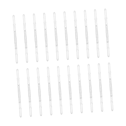 DOITOOL 20 Stück Bindemittel Buchbinderklammern für die Schule weiße Klammern Binderclip groß Griff Heftklammern und Büroklammern Papierverschluss aus Kunststoff Plastik DOITOOL 20 Stück Bindemittel Buchbinderklammern für die Schule weiße Klammern Binderclip groß Griff Heftklammern und Büroklammern Papierverschluss aus Kunststoff Plastik von DOITOOL