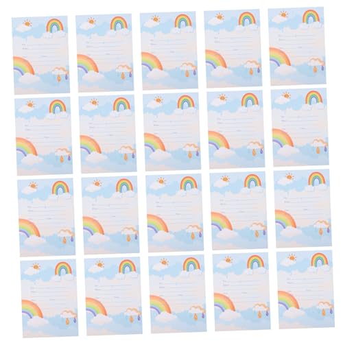 DOITOOL 20 Stück Einladungskarten für Babypartys Kreative Grußkarten für Verschenken und Dekorieren Kindergeburtstage und Babypartys DOITOOL 20 Stück Einladungskarten für Babypartys Kreative Grußkarten für Verschenken und Dekorieren Kindergeburtstage und Babypartys von DOITOOL