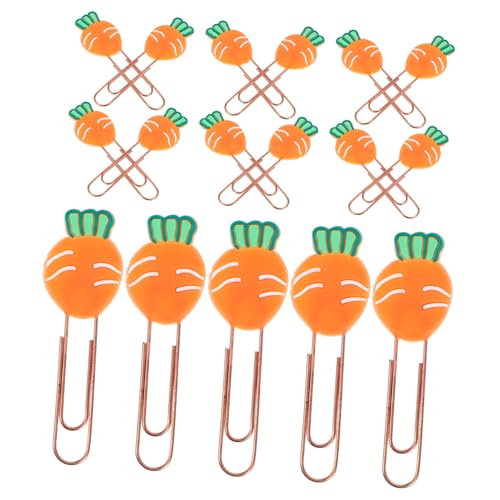 DOITOOL 20 Stück Karotten-lesezeichen Beschichtet Papierclip Mehrfarbig Kleine Papierklammern Gemüse Thema Mini-büroklammer Hallo Süße Büroklammern Bürobedarf Papier Orange Weiches Gummi DOITOOL 20 Stück Karotten-lesezeichen Beschichtet Papierclip Mehrfarbig Kleine Papierklammern Gemüse Thema Mini-büroklammer Hallo Süße Büroklammern Bürobedarf Papier Orange Weiches Gummi von DOITOOL
