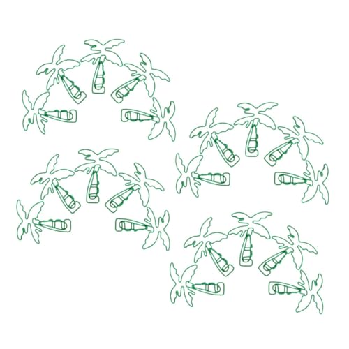 DOITOOL 20 Stück Kokosnusspapierclip süße Büroklammer Schreibwarenclips süße Papierklammern für Bürovorräte Neuheit Büroklammer Planer Clips für die Schule Metall Green DOITOOL 20 Stück Kokosnusspapierclip süße Büroklammer Schreibwarenclips süße Papierklammern für Bürovorräte Neuheit Büroklammer Planer Clips für die Schule Metall Green von DOITOOL