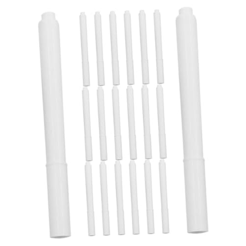 DOITOOL 20 Stück Löschbare Whiteboard Marker Kreide Weiß Permanentmarker Nass Und Trocken Abwischbar Spiegelmarker Fenstermarker Für Glas Abwaschbarer Weißer Marker Permanenter von DOITOOL