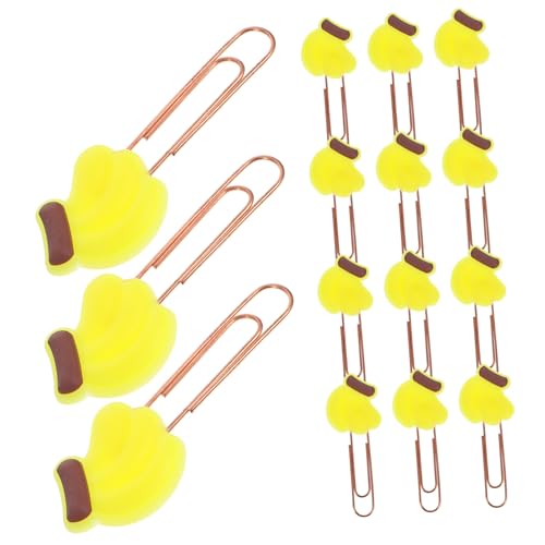 DOITOOL 20 Stück Obst-lesezeichen Kind Büroklammern Süß Farbig Büroklammern Aus Bananen Mini-büroklammer Essentials Süße Büroklammern Thematisiert Hinweisclip Beschichtet Clips Gelb Metall DOITOOL 20 Stück Obst-lesezeichen Kind Büroklammern Süß Farbig Büroklammern Aus Bananen Mini-büroklammer Essentials Süße Büroklammern Thematisiert Hinweisclip Beschichtet Clips Gelb Metall von DOITOOL