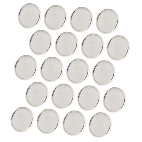 DOITOOL 20 Stück Pilzlochbinder Disc Gebundenes Notizbuch Schnalle Scheiben Discbound-discs Zarte Buchbinderscheibe Disbound Expansion Discs Planer Bindezubehör Ordnerringe Silver Abs von DOITOOL