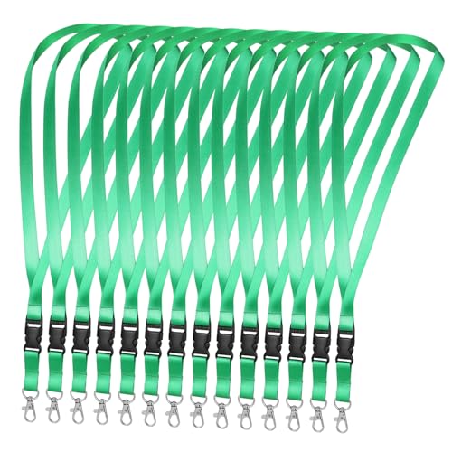 DOITOOL 20 Stück Schlüsselband Für Arbeitsabzeichen Abzeichenhalter Lanyard Mit Id-halter Lanyard Mit Clip Lanyard Für Telefon Lanyard Badge Holder Kartenhalter Nylon Green DOITOOL 20 Stück Schlüsselband Für Arbeitsabzeichen Abzeichenhalter Lanyard Mit Id-halter Lanyard Mit Clip Lanyard Für Telefon Lanyard Badge Holder Kartenhalter Nylon Green von DOITOOL