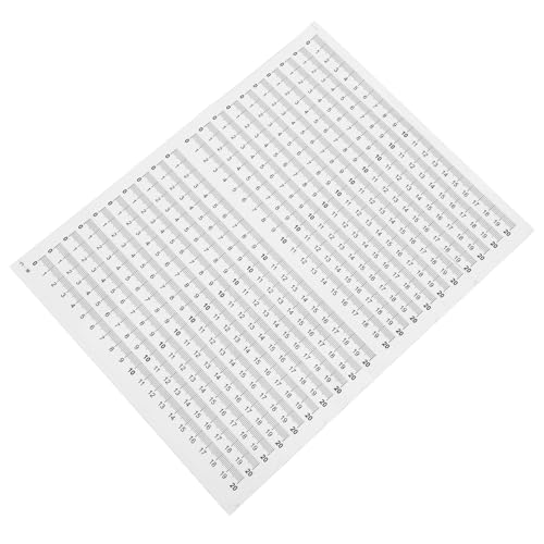 DOITOOL 20 Stück Skalenaufkleber wasserfeste aufkleber maßband Wasserfestes Messband selbstklebendes Vinyl Werkbanklineal messen für Standard Lineal Selbstklebstoffmessband Plastik Weiß DOITOOL 20 Stück Skalenaufkleber wasserfeste aufkleber maßband Wasserfestes Messband selbstklebendes Vinyl Werkbanklineal messen für Standard Lineal Selbstklebstoffmessband Plastik Weiß von DOITOOL