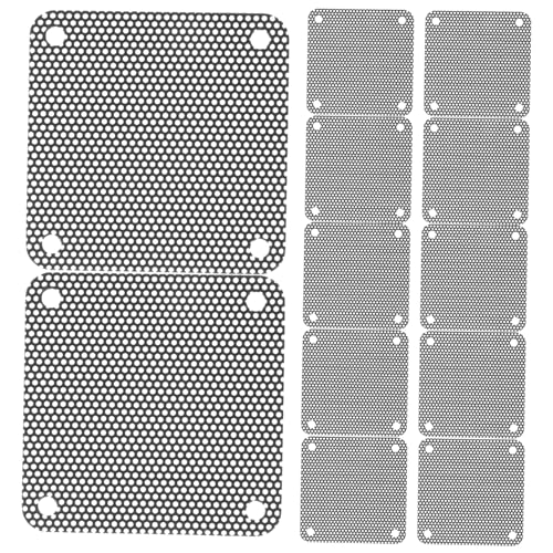 DOITOOL 20 Stück Staubdichtes Mesh -Lüfterzubehör Fall Lüfterfilter für Computerkühler USB Staubfilter für elektronische Geräte Staubfilter für Computer PVC-Lüfter Computer-Fan Black von DOITOOL