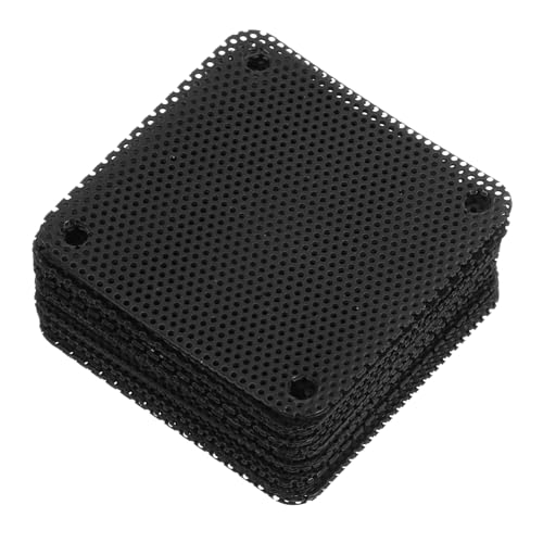 DOITOOL 20 Stück Staubdichtes Mesh -Lüfterzubehör Staubfilter für elektronische Geräte Staubfilter für Computer Kühlerlüfter Kühlung Computerlüfterfilter USB Computer-Fan PVC-Lüfter Black von DOITOOL