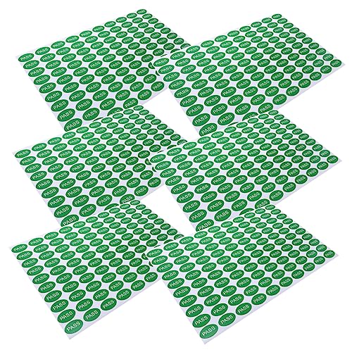 DOITOOL 2000 Stück bestandene Etiketten Produkt stark pas bestandene Aufkleber selbst qc übergebene Tags Etikettenaufkleber bestanden bestandene Labels für Qualität Green DOITOOL 2000 Stück bestandene Etiketten Produkt stark pas bestandene Aufkleber selbst qc übergebene Tags Etikettenaufkleber bestanden bestandene Labels für Qualität Green von DOITOOL