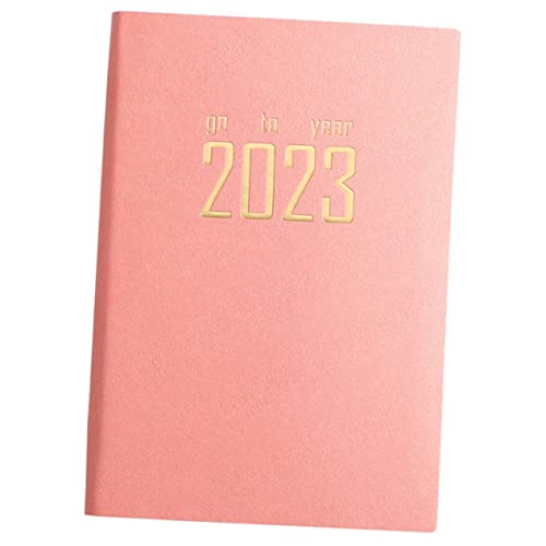 DOITOOL 2023 Planer büromaterial business notebook notizhefte organizers für studenten Notizblock Planblock Reisende Täglicher Planpad Arbeitskalender Dowling-Papier Rosa von DOITOOL