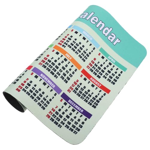 DOITOOL 2025 Kalender Mauspad Kalenderzubehör Kalender-Mousepad Mauspad für Computer Tastaturmatte lustige Mauspads Bürokalender Schreibtisch-Fliping-Kalender Gummi Grün DOITOOL 2025 Kalender Mauspad Kalenderzubehör Kalender-Mousepad Mauspad für Computer Tastaturmatte lustige Mauspads Bürokalender Schreibtisch-Fliping-Kalender Gummi Grün von DOITOOL