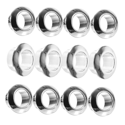 DOITOOL Kabelsammler 20st Draht-Organizer Dekorative Schreibtischösen Kabeldurchführung Für Den Schreibtisch Schreibtisch-Kabel-Organizer Kabeldurchführungs-Organizer Kabellochabdeckung Silver Abs von DOITOOL