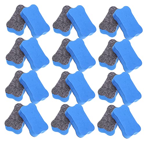 DOITOOL 24 Stück Whiteboard-Radierer Kreide Whiteboard-Reinigungs-Radierer Tafel büro zubehör Filzradierer für Whiteboard trocken abwischbarer Radiergummi Eva Filztuch Blue DOITOOL 24 Stück Whiteboard-Radierer Kreide Whiteboard-Reinigungs-Radierer Tafel büro zubehör Filzradierer für Whiteboard trocken abwischbarer Radiergummi Eva Filztuch Blue von DOITOOL