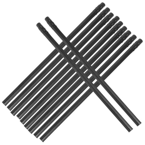 DOITOOL 24Stücke Stabiler Holzbleistifte Mit Radiergummi Ergonomisch Gestaltet Für Komfortables Schreiben Und Zeichnen Für Schule Und Büro Langlebiges Und Kreatives Design von DOITOOL