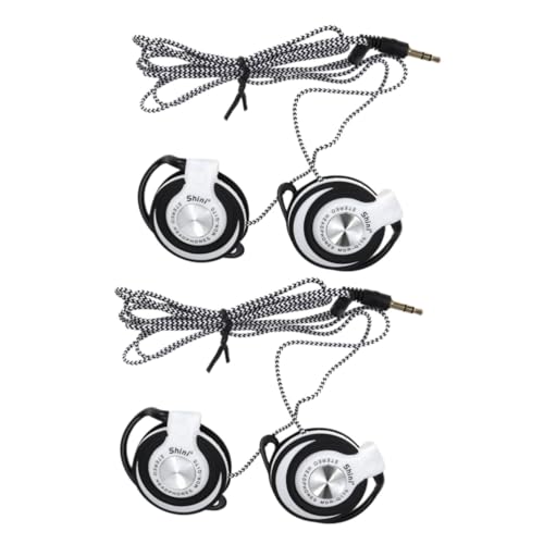 DOITOOL 2St Ohrbügel Kopfhörer Headset Stainless Steel fernsehr cd Encanto pearphone Kopfhörer verkabelt Stereo-Kopfhörer Clip-on-Ear-Kopfhörer kabelgebundene Ohrhörer Sport Online-Klasse von DOITOOL