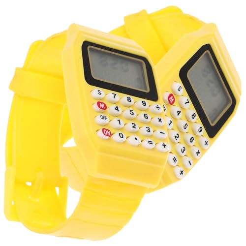 DOITOOL 2St Taschenrechner Armbanduhr Herren-Digitaluhr tragbar kinderuhren Armbanduhr Kinder Männergeschenke zum Geburtstag Rechenuhr für Kinder Berechnung Uhr Uhrentyp Anschauen Monitor von DOITOOL