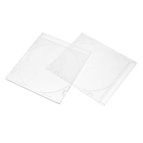 DOITOOL 2Stücke CD Hüllen Ultra Dünne Transparente Aufbewahrungsbox für DVDs Spiele Praktische Sichere Organizer für Zuhause Reisen DOITOOL 2Stücke CD Hüllen Ultra Dünne Transparente Aufbewahrungsbox für DVDs Spiele Praktische Sichere Organizer für Zuhause Reisen von DOITOOL
