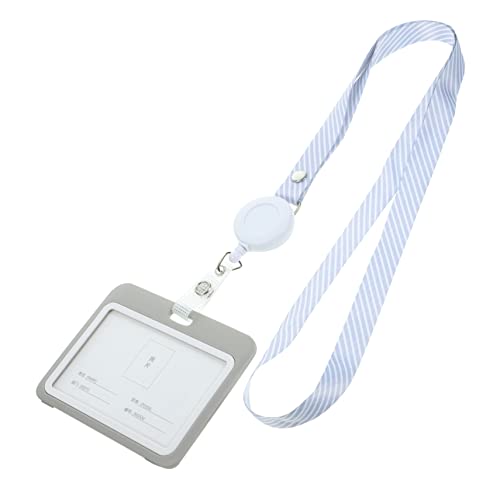 DOITOOL 2Stücke Horizontale Abzeichenhalter Mit Lanyard Praktische Ausweishüllen Für Karten Für Mitarbeiter Veranstaltungen Und Sammlerstücke Und Leicht von DOITOOL
