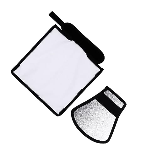 DOITOOL 2Stücke Lichtreflektor Fotografie Diffusor Für Praktische Langlebige Blitzreflektoren Für Weiches Für Studio Außenbeleuchtung von DOITOOL