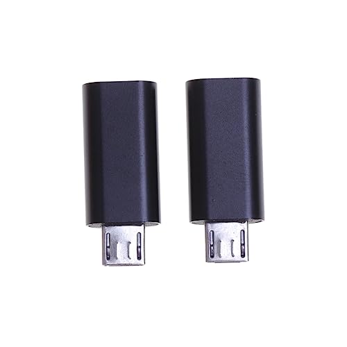 DOITOOL 2Stücke Poliger Micro USB Adapter für Smartphone Tablet USB Kabeladapter für Ladegeräte Kompatibel mit Powerbanks Schwarz DOITOOL 2Stücke Poliger Micro USB Adapter für Smartphone Tablet USB Kabeladapter für Ladegeräte Kompatibel mit Powerbanks Schwarz von DOITOOL