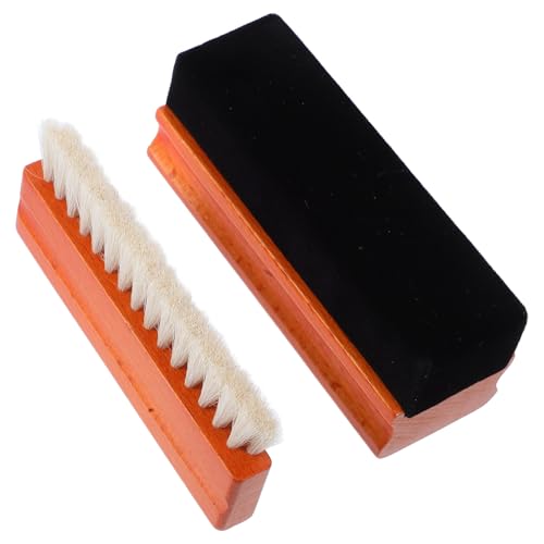 DOITOOL 2Stücke Teiliges Vinyl Reinigungsset mit Holzgriff Antistatische Schallplattenbürste für Effektive für Musikliebhaber Sammler Chemiefreie Pflege DOITOOL 2Stücke Teiliges Vinyl Reinigungsset mit Holzgriff Antistatische Schallplattenbürste für Effektive für Musikliebhaber Sammler Chemiefreie Pflege von DOITOOL