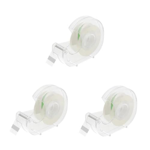 DOITOOL 3 Sets Klebebandschneidetisch Nachfüllbar Mehrfarbig Halter Klebeband Und Spender Großes Klebeband Durchsichtig Klebebandspender Schreibwarenverpackung von DOITOOL