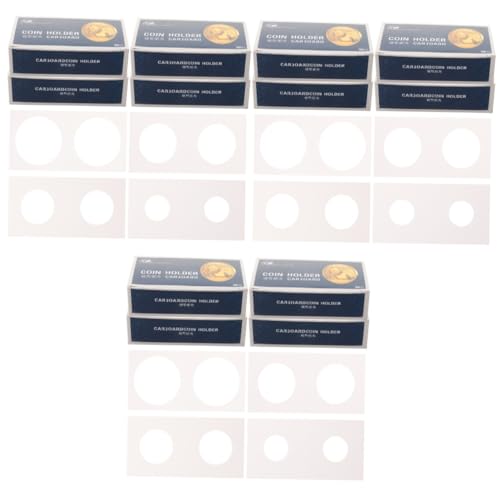 DOITOOL 3 Sätze Münz-büroklammer Für Sammler Sammlungsorganisator Münzhalter Klein Beschützer Fall Inhaber Clip Für Münzsammlungen Transparenter Münzschutz Münzklammer Papier 4boxen*3 von DOITOOL