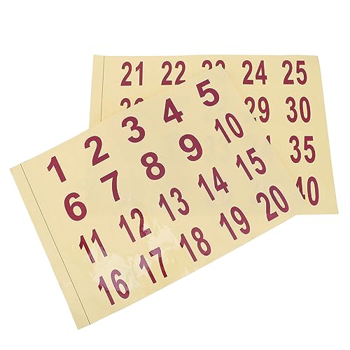 DOITOOL 3 Sätze Transparenter Digitaler Aufkleber Einfache Zahlen Vinylaufkleber Groß Klar Für Entfernbare Etikettenstreifen Kreis Ziffern Paster Pvc Selbstklebend 2 Blätter * 3 DOITOOL 3 Sätze Transparenter Digitaler Aufkleber Einfache Zahlen Vinylaufkleber Groß Klar Für Entfernbare Etikettenstreifen Kreis Ziffern Paster Pvc Selbstklebend 2 Blätter * 3 von DOITOOL