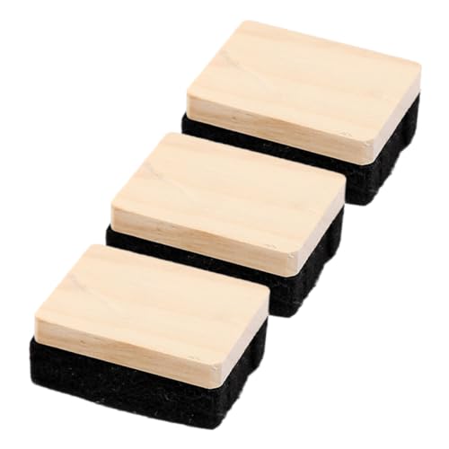DOITOOL 3 Stück Tafel Whiteboard-radierer Dünn Staubfrei Kleine Whiteboard-radiergummis Wiederverwendbarer Whiteboard -radiergummi Mini Whiteboard-kreideradierer Büro Lehre Groß Gefühlt von DOITOOL