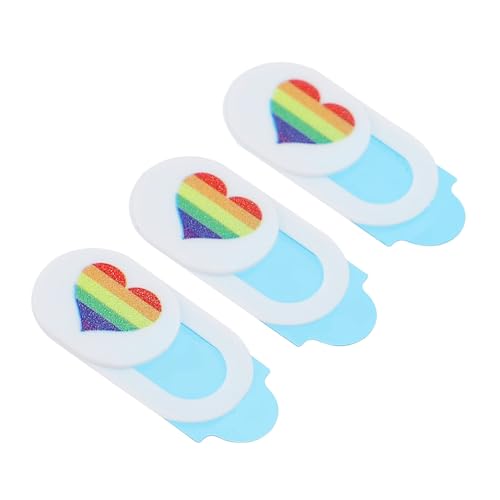 DOITOOL 3 Stücke Kameraabdeckung Tablet zubehör Laptop-zubehör Tablet Camera Slider Abdeckfolie Regenbogen dünn verstecken Webcam-Abdeckfolie für Computer Webcam-Abdeckung für Laptop Abs von DOITOOL