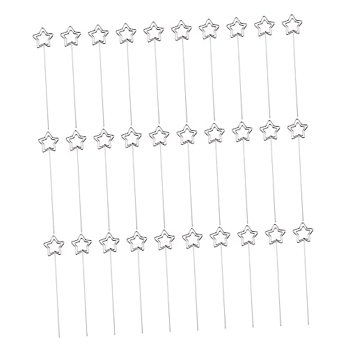 DOITOOL 30 Stück Kartenhalter Visitenkartenhalter Foto Clips Visitenkartenhalter Draht Clip Bildkarten Draht Kartenhalter Memo Clips Halter Tischnummern Kartenhalter Edelstahl von DOITOOL
