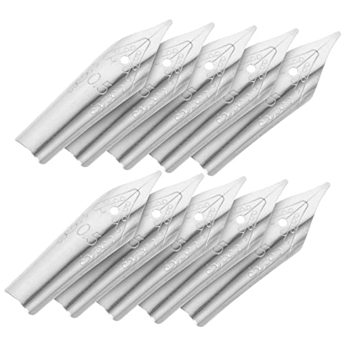 DOITOOL 30 Teiliges Set Füllfederhalter Ersatzfedern Anfänger Dip Pens Kalligraphie Stifte Künstlerbedarf Kalligraphie Flex Ersatz Studentenbedarf Stahl Silber von DOITOOL