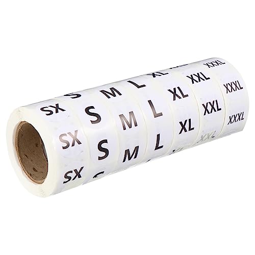 DOITOOL 3500 Stück Etikett Aufkleber Beschriftungen Aufkleber in Kleidergröße Kleidergrößenaufkleber Kleidung Stoff Stichworte Vinyl Waschbar Tuch Registerkarten Tab Kreis Papier Weiß DOITOOL 3500 Stück Etikett Aufkleber Beschriftungen Aufkleber in Kleidergröße Kleidergrößenaufkleber Kleidung Stoff Stichworte Vinyl Waschbar Tuch Registerkarten Tab Kreis Papier Weiß von DOITOOL