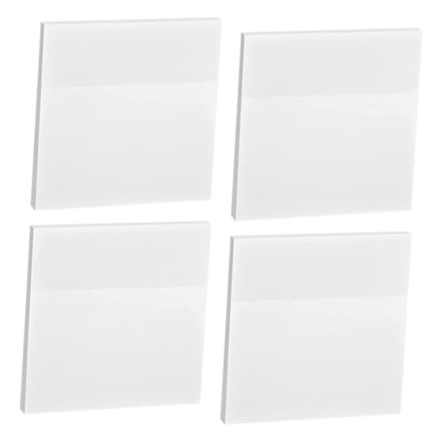 DOITOOL 4 Haftnotizen Notizblöcke für die Schule Pads magnetische Tapete Notizpolster klare Notizen multifunktionale Hinweisaufkleber Aufkleber für Schulnotizen das Haustier Weiß von DOITOOL
